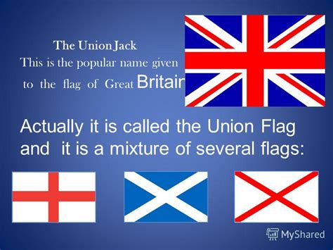 Презентация на тему: "The Union Jack the flag of Great Britain. The Union Jack This is the ...