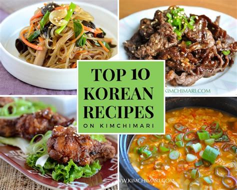 Top 10 Korean Recipes that You Have to Try | Kimchimari