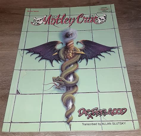 MOTLEY CRUE - DR. FEELGOOD - GUITAR TAB BOOK - TABLATURE - | Reverb