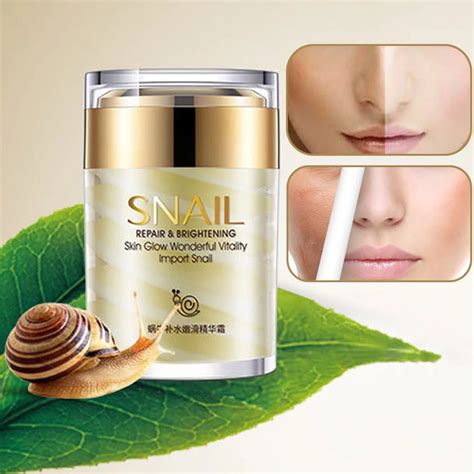 Snail Face Day Cream Moisturizing/Anti Wrinkles/Anti Aging/Whitening Snail Facial Skin Care ...