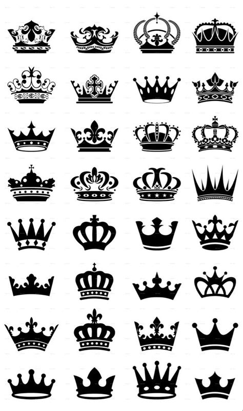 Crowns different crowns | Tatoeage kroon, Kroon tatoeages, Nektatoeages