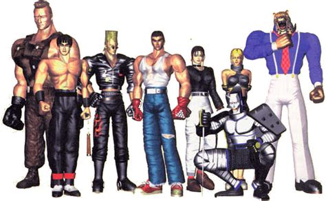 TEKKEN (Arcade / PS1) - Art Gallery, Character Concept Art