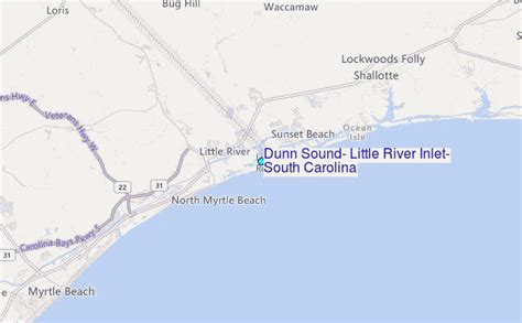 Dunn Sound, Little River Inlet, South Carolina Tide Station Location Guide