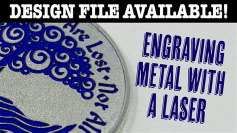 Laser Engraving Metal Awesomeness 🔥 See How Our 50w Fiber Laser Makes an Inspirational Coin ...