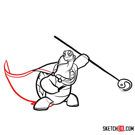 A Guide on How to Draw Master Oogway from Kung Fu Panda