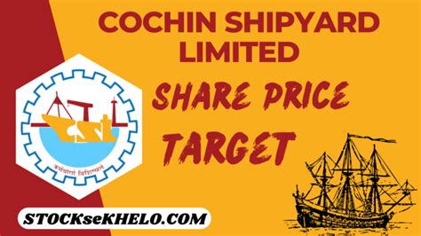 Cochin Shipyard Share Price Target - 2023, 2024, 2025, 2030, 2040 - STOCKseKHELO