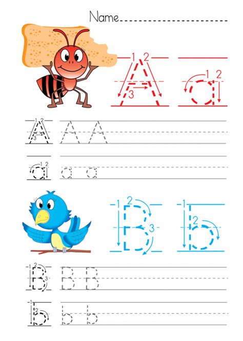 Alphabet Practice A – B - KidsPressMagazine.com