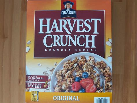 Harvest Crunch Granola Cereal, Original Nutrition Facts - Eat This Much