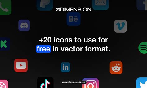 Icon pack | App social | Figma