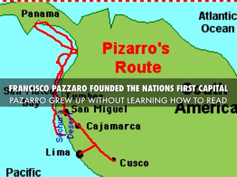 Francisco Pizarro Journey Map