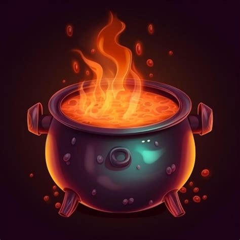 Premium AI Image | witch cauldron