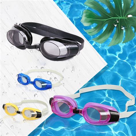 Adult diving goggles with earplugs nose clip swimming goggles HD transparent swimming goggles ...