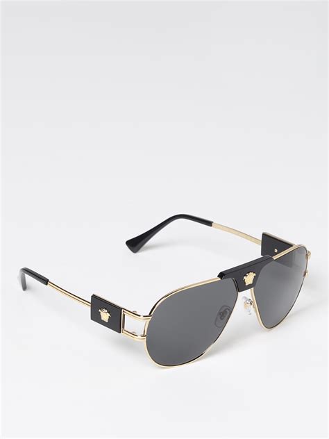 VERSACE: Sunglasses men - Black | VERSACE sunglasses MOD. 2252 online ...