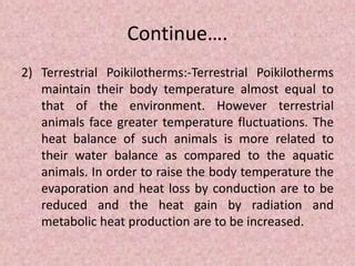 Thermoregulation | PPT