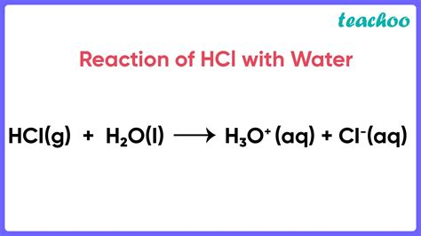 [MCQ] Which of following is true when HCl(g) is passed through water