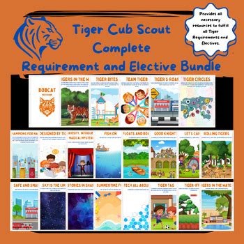 Tiger Cub Scout Complete Requirement and Elective Bundle | TpT