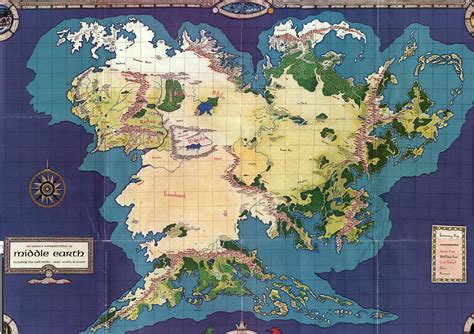 Middle Earth | Middle earth map, Fantasy world map, Fantasy map