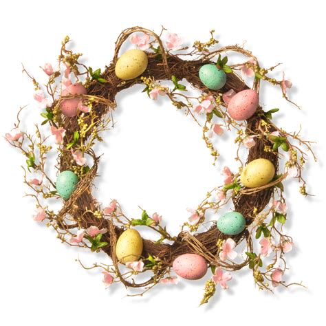 National Tree 18 inch Easter Egg Wreath - Walmart.com - Walmart.com