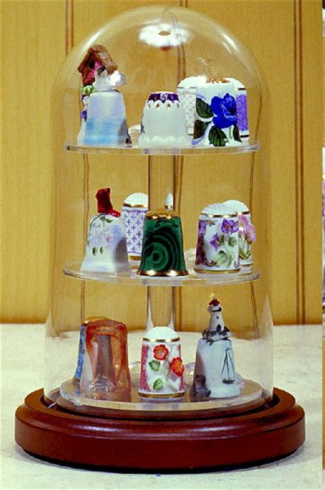 Glass Thimble Dome - 4" x 7", Thimble Display Domes and Cases