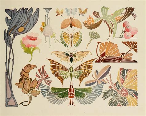 Charles J Strong’s Book of Designs | Art nouveau illustration, Art deco ...