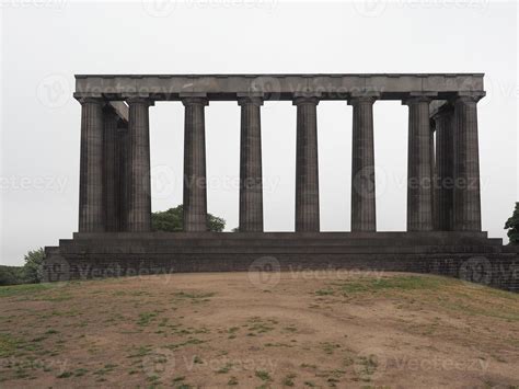 National Monument on Calton Hill in Edinburgh 5951180 Stock Photo at ...