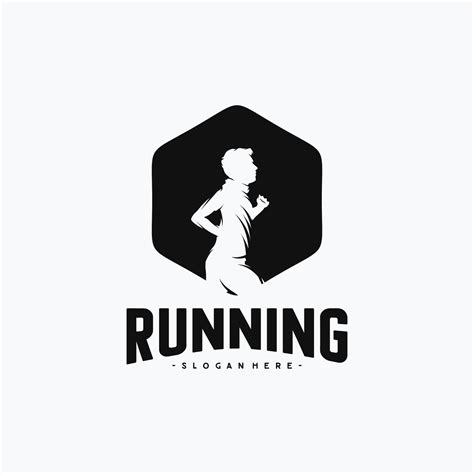 Run Logo Design vector logo design 11071109 Vector Art at Vecteezy