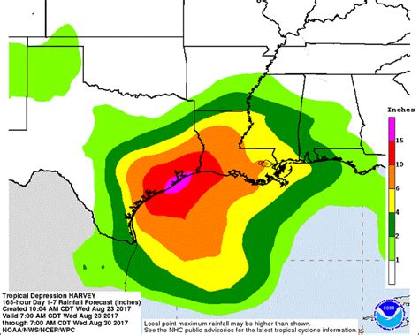 Heavy Rain, Flooding Predicted as ‘Harvey’ Approaches Texas Coast ...