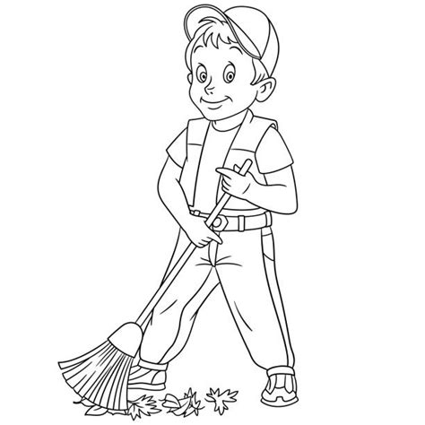 1,400+ Sweeping Broom Drawing Stock Photos, Pictures & Royalty-Free ...