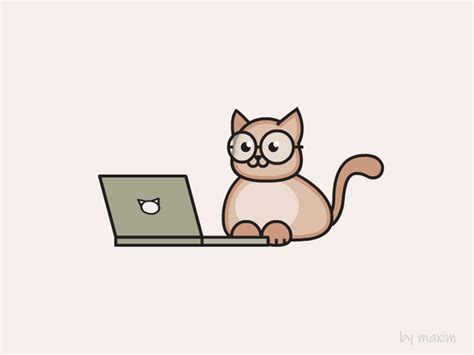 Serious Cat Typing On Keyboard GIF | GIFDB.com