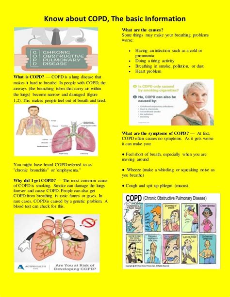 Patient information leaflet for copd, An information tool for patient…