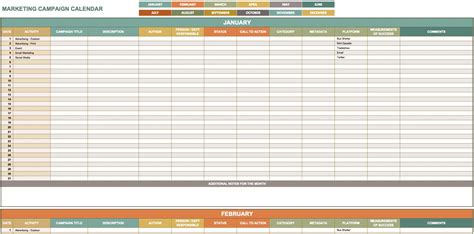 Marketing Spreadsheet Template Spreadsheet Templates for Busines Marketing Excel Templates ...