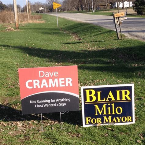 Remember to Vote Based on the Things That Really Matter: Signs - WIN ...