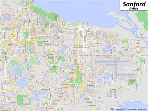 Sanford Map | Florida, U.S. | Discover Sanford with Detailed Maps