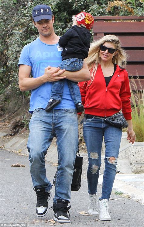 Fergie dotes over son Axl on sweet play date with Josh Duhamel | Daily Mail Online