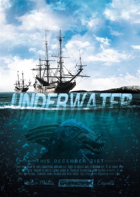 Underwater - Movie Poster by VectorMediaGR on DeviantArt