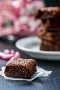 Candy Cane Fudge Brownies