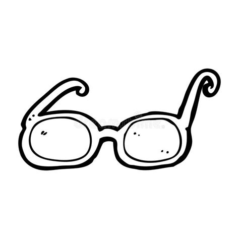 Cartoon glasses stock illustration. Illustration of quirky - 37025371