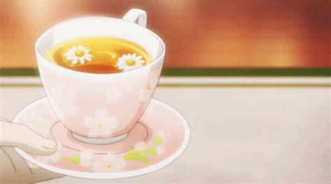 Tea Anime GIF - Tea Anime Aesthetic - Discover & Share GIFs