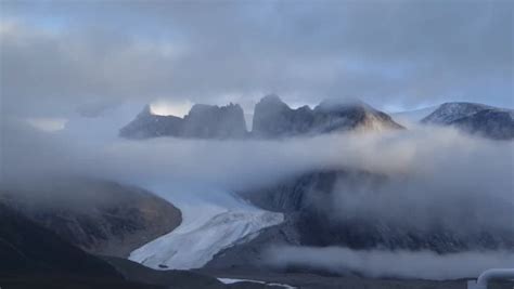 Landscape Of A Greenland Mountain Range. Stock Footage Video 5342066 ...