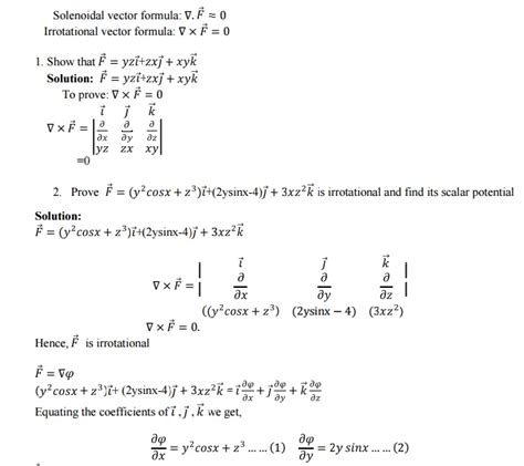 Vector Calculus