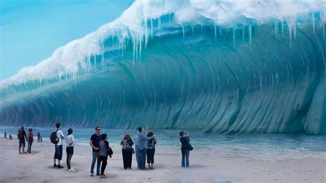 strange ice tsunami | Natural phenomena, Tsunami waves, Tsunami