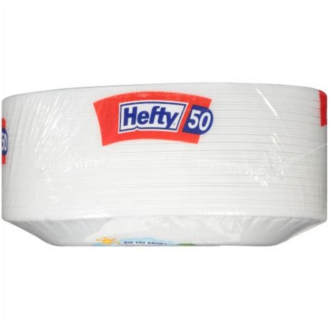 Hefty® Everyday™ Soak Proof Disposable Foam Plates, 50 ct / 8.875 in ...