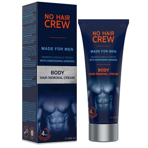 No Hair Crew Body Hair Removal Cream - 200 ml | INDERWEAR