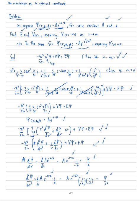 the schrodinger equation in spherical coordinates (spherical ...