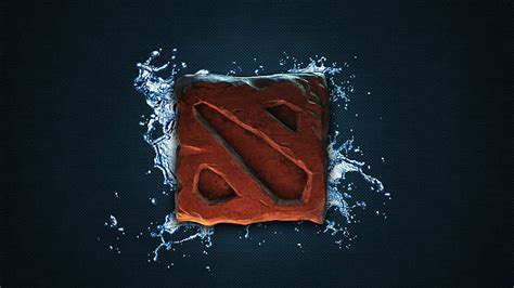 Dota 2, video games, minimalism, logo, HD wallpaper | Wallpaperbetter