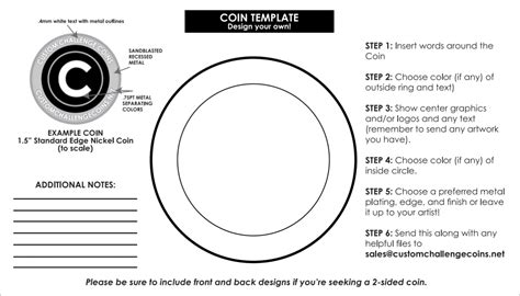 Challenge Coin Design Template - Design Talk