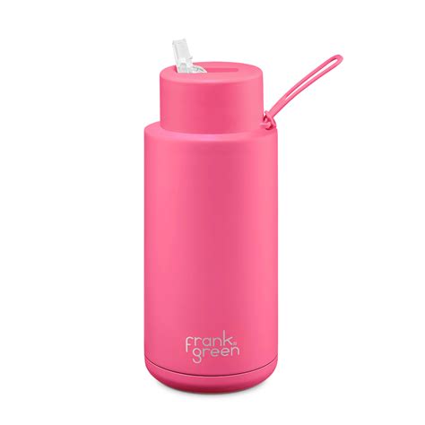 Frank Green Reusable Bottle 1L Neon Pink – Wells Trading Company