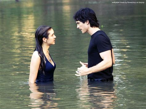 Damon and Elena - Damon & Elena Wallpaper (28037477) - Fanpop