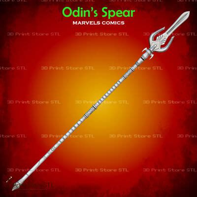 Odins Spear Cosplay Marvels Comics - Stl File 3D Print Model by 3dprintstorestl