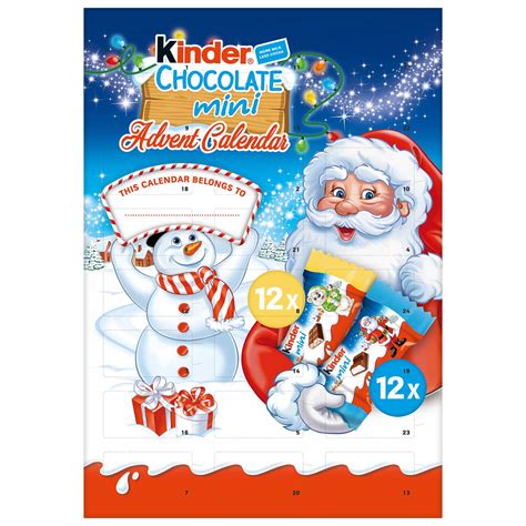 Kinder Mini Mix Chocolate Advent Calendar | Christmas - B&M